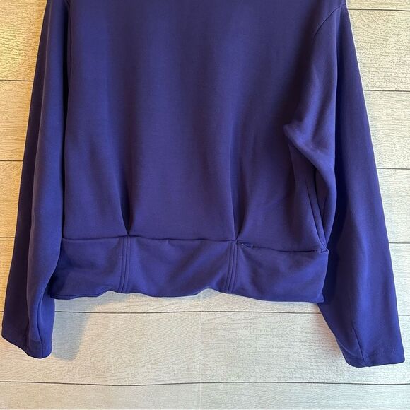 Athleta Altitude Polartec Half-Zip Sweatshirt Noble Blue M - Picture 12 of 12